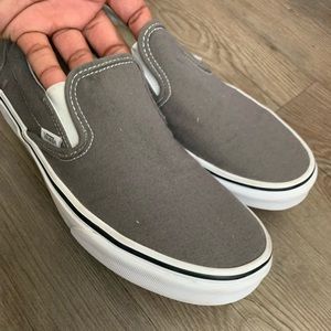 Grey Vans Men’s Size 10 1/2